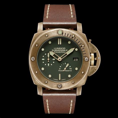 panerai brass watch